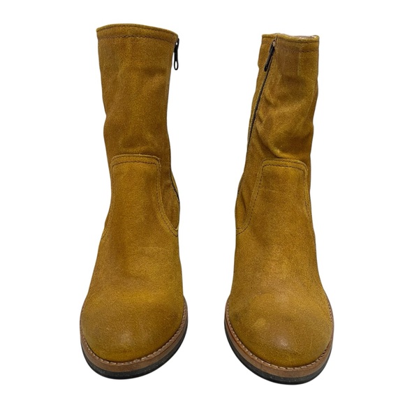 Miss L Fire Shoes - Miss L Fire Jane Mustard Boots Size EU 38 US 7.5